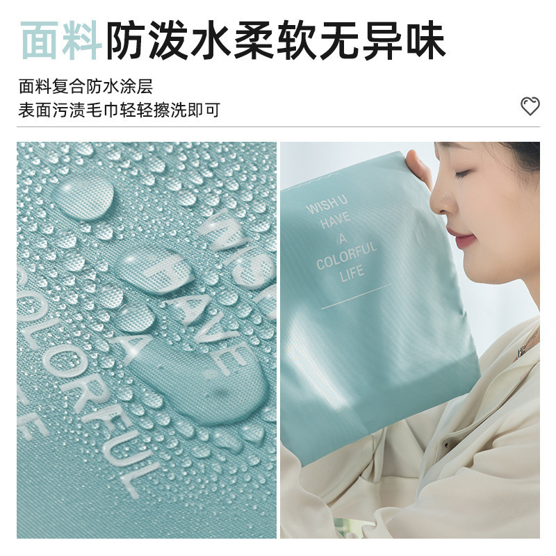 Juego de sarga de 7 piezas, equipaje, ropa, bolsa, bolsa de almacenamiento de gran capacidad, bolsa de lavado, bolsa de almacenamiento de viaje multiusos