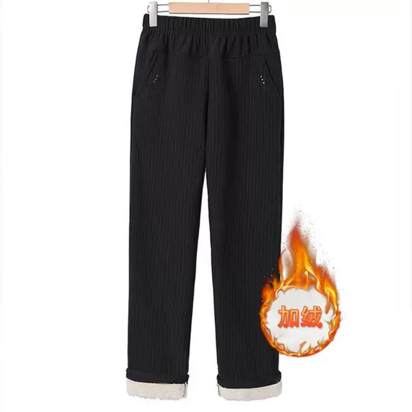 Striped plus velvet thickened model