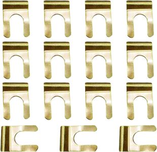 Aicel 15 Pieces Brake Line Clips, U Shaped Metal Brake Line
