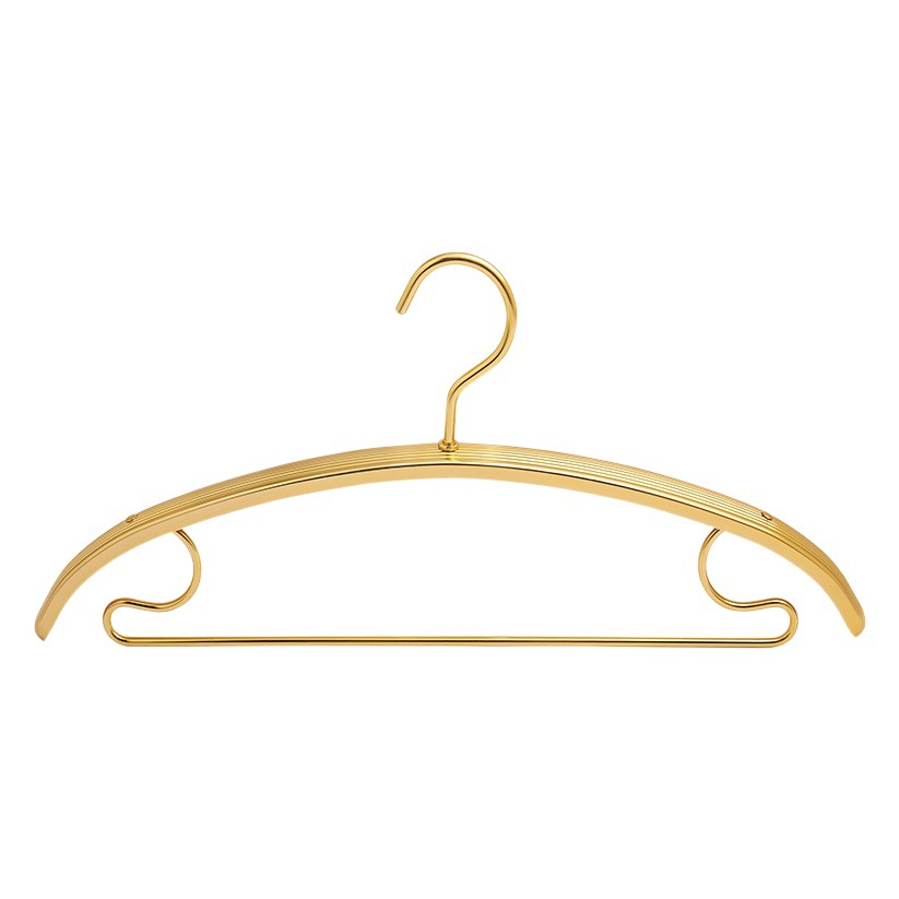 Engrosamiento sin costuras antideslizante balcón interior percha de ropa de aleación de aluminio percha de ropa de metal de alta calidad percha al por mayor