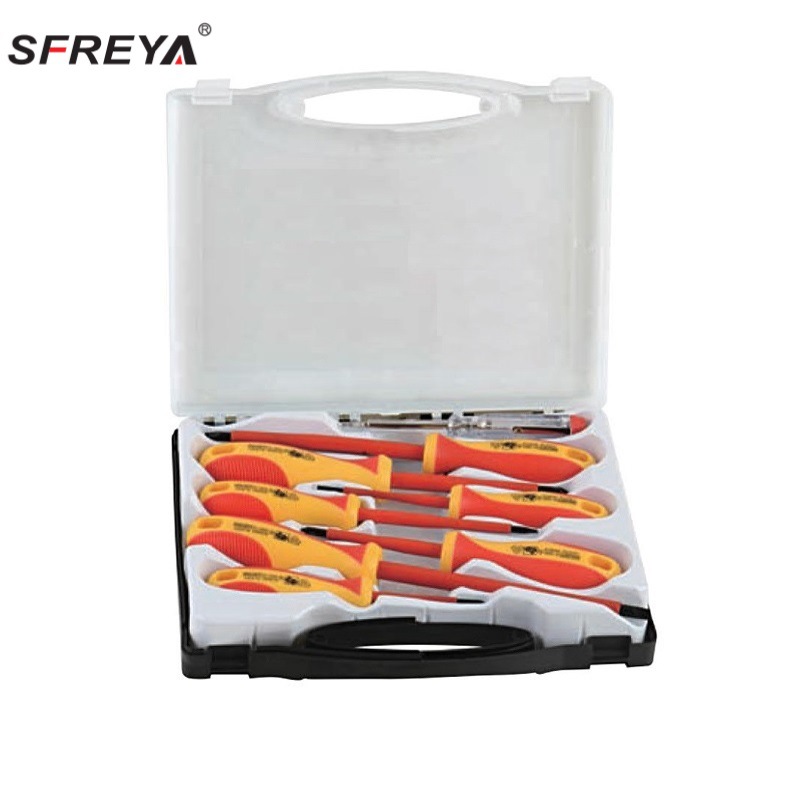 Herramienta de combinación de aislamiento sfreya Juego de 5 piezas Juego de destornillador de aislamiento de 7 piezas Juego de aislamiento de 23 piezas de 68 piezas