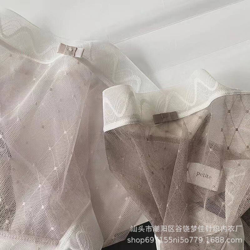Xiaolan Skirt 3216 Mesh Lace Underwear Women's Pure Traceless Mid-waist Lightweight Cotton Girl's Underwear Fashion Trousers