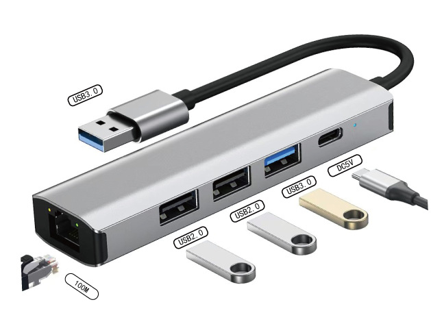 2208U2 (puerto USB a DC USB 100 M)