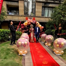 婚礼地爆球套装 结婚迎亲地爆球布置开业遥控气球全套天爆空爆球