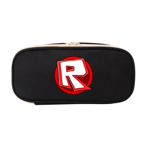 ROBLOX Pen Bag Game Canvas Stationery Pouch Zipper Pen Case Student Storage Bag Cross-border Accessories