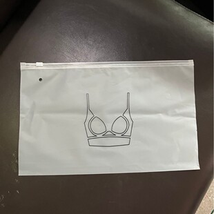 Domestic foreign trade general PE zipper packaging bag clothing wrap bra underwear underwear transparent zipper bag wholesale