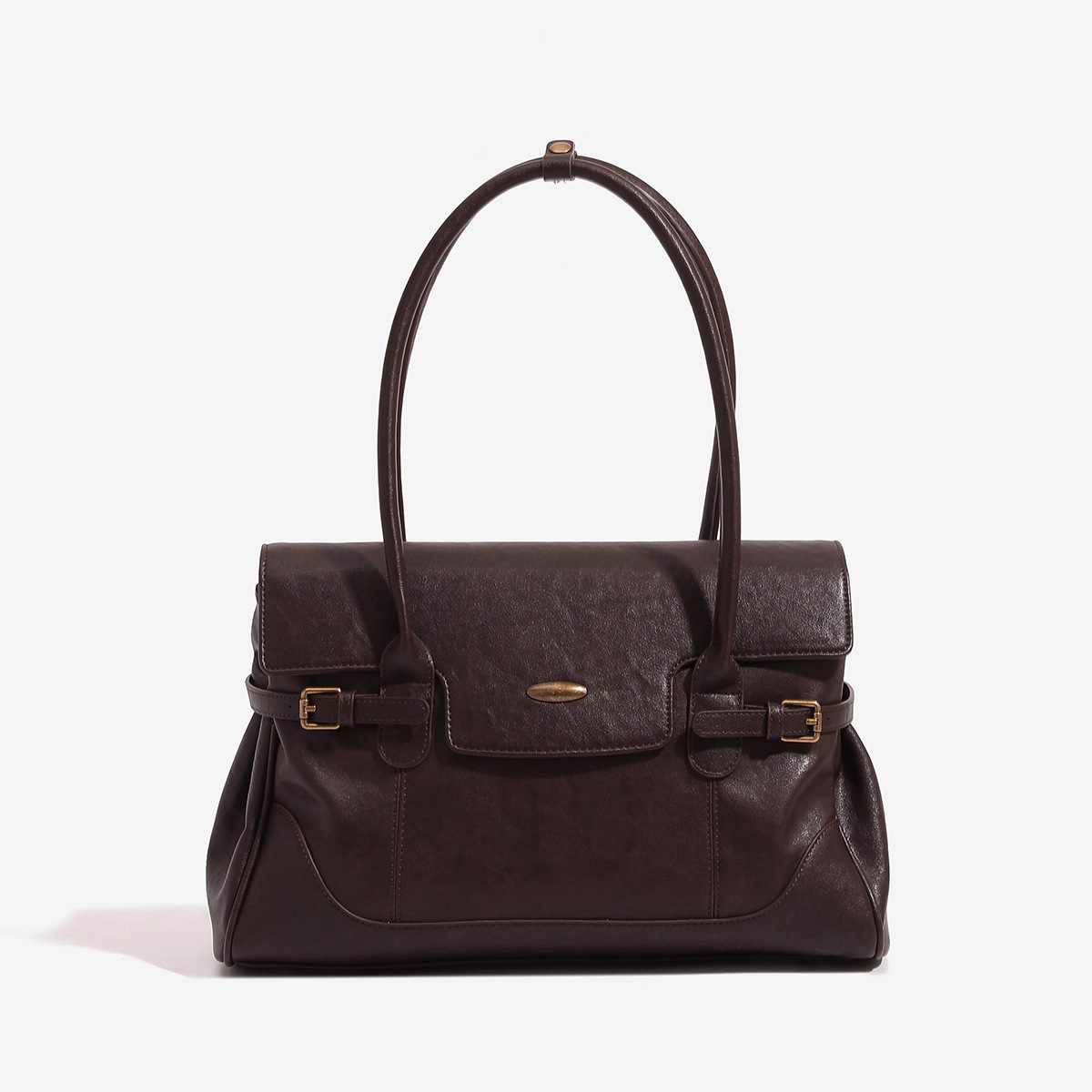 Lazy Style Spring and Summer Fashion Messenger Bag, Relaxed Large-Capacity Commuter Retro Casual Shoulder Crossbody Messenger Bag