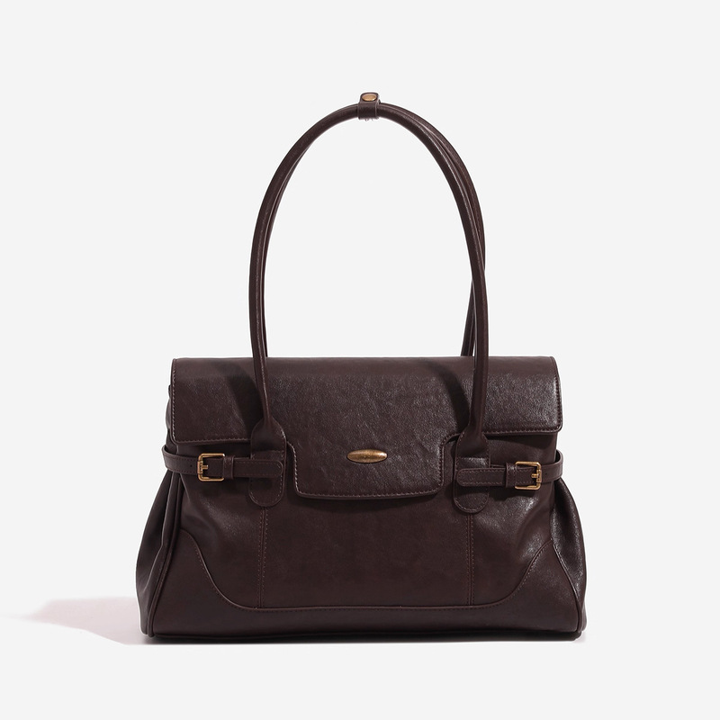 Lazy Style Spring and Summer Fashion Messenger Bag, Relaxed Large-Capacity Commuter Retro Casual Shoulder Crossbody Messenger Bag
