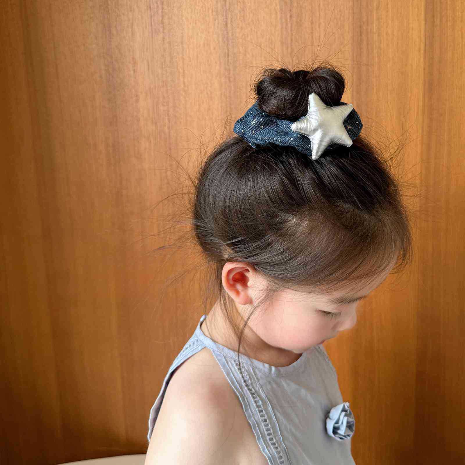Girls' Korean-style Silver Cute Five-pointed Star Bb Clip Children's...