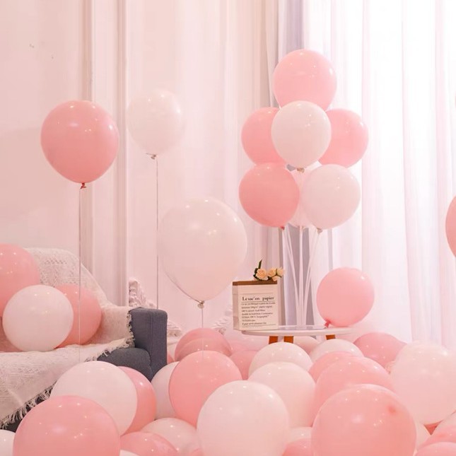 Balón de macarón para niños de cumpleaños al por mayor decoración escenario de diseño rosa una variedad de color globo grueso