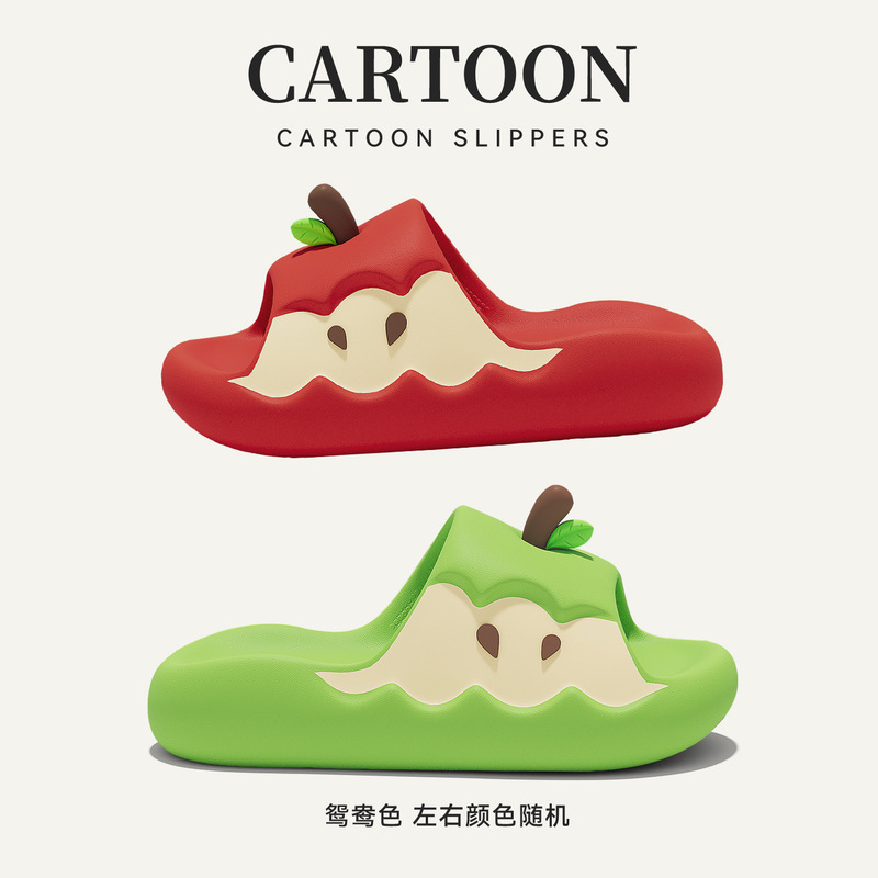 Apple Crocs レディース 夏 厚底 家庭用 室内用 滑り止め 両用サンダル 女性用 卸売|undefined