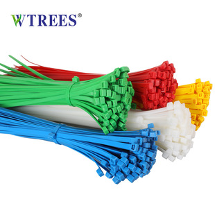 Self-locking cable tie 3*100*150*4*200*250*300 black and white cable tie GB plastic cable tie