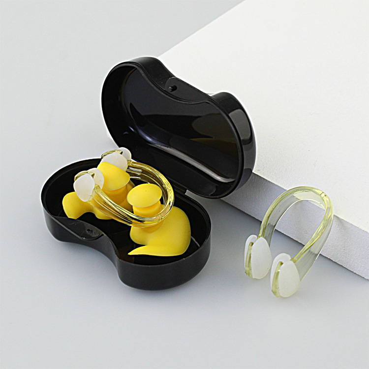 水泳耳栓専門耳水入り防止シリコン耳栓騒音防止睡眠防音耳栓水泳鼻クリップセット