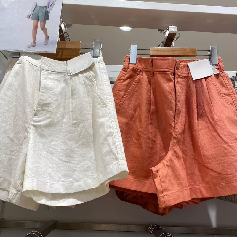 Women's Linen Cotton Loose Shorts Casual Slim Versatile Straight Pants 2025 Spring and Summer New Style E473696 Women's Linen Cotton Loose Shorts Casual Slim Versatile Straight Pants 2025 Spring and Summer New Style E473696