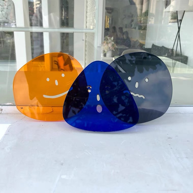 深圳厂家批发亚克力ins克莱因蓝杯垫咖啡杯垫拍照背景隔热垫桌垫