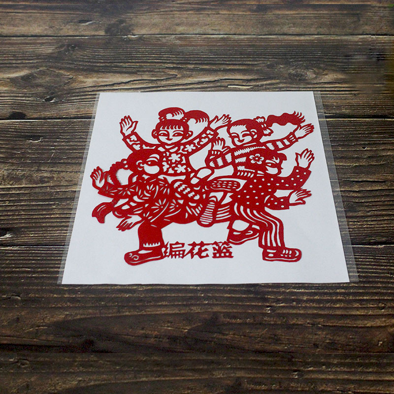 剪纸作品袋刻纸画存放防潮包装透明多规格礼品袋塑料平口袋