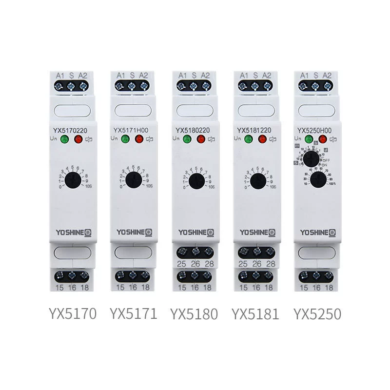 YX5150/5151/5160/5161 Триггер временного реле SPDTDPDT промышленный таймер
