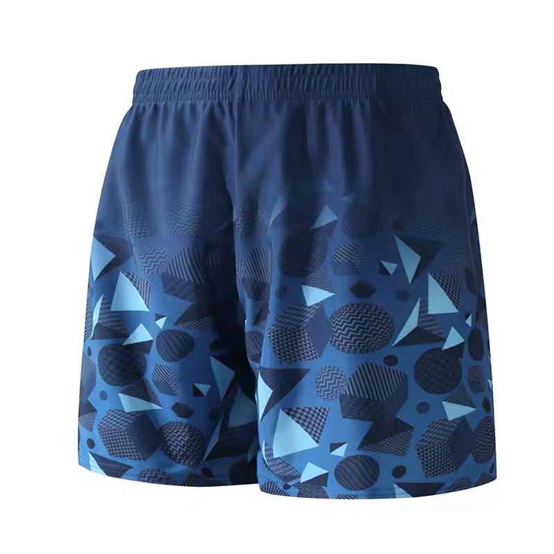 3D 단층 수영 트렁크 네이비 블루(방수 가방 포함)