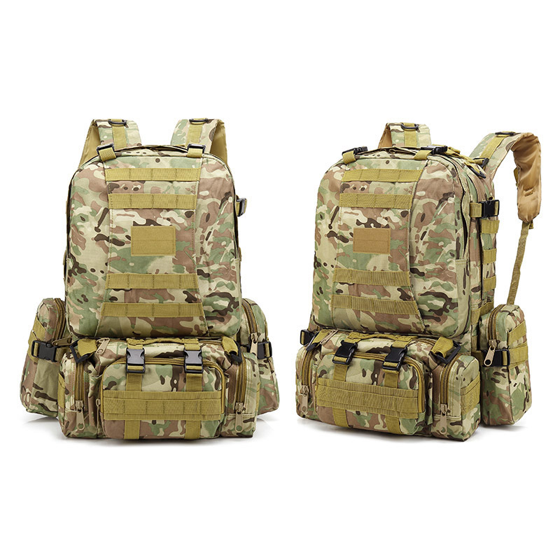 メーカー卸売多機能戦術登山バッグ屋外迷彩バックパックコンビネーションバッグトラベルバッグ軍事ファンバックパック