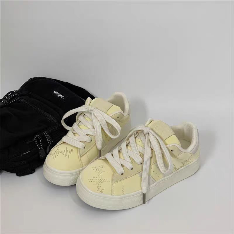 Yuanbo2025 primavera nuevo skate zapatos de nicho coreano zapatos de lona casuales de altura baja zapatos de nicho image 7