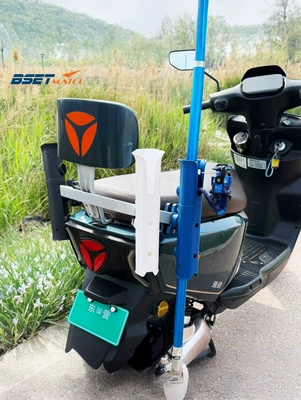 Motorcycle, Electric Vehicle, Battery-Powered Scooter, Portable Fishing Rod Holder, Storage Rack, Fishing Rod Stand