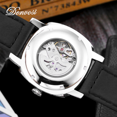 Danforth Kuaishou hot selling transparent bottom watch men's mechanical luminous men's hollow fashion watch