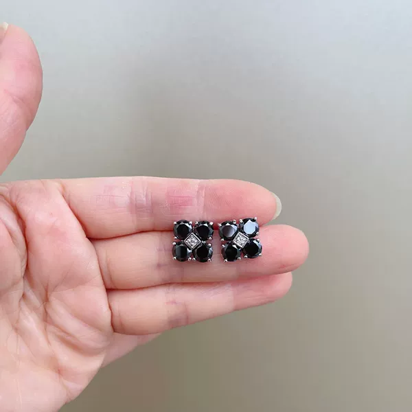 Black earrings