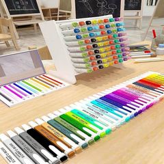 Mark pen storage rack color storage box large capacity learning pen holder storage rack student stationery pen holder wholesale
