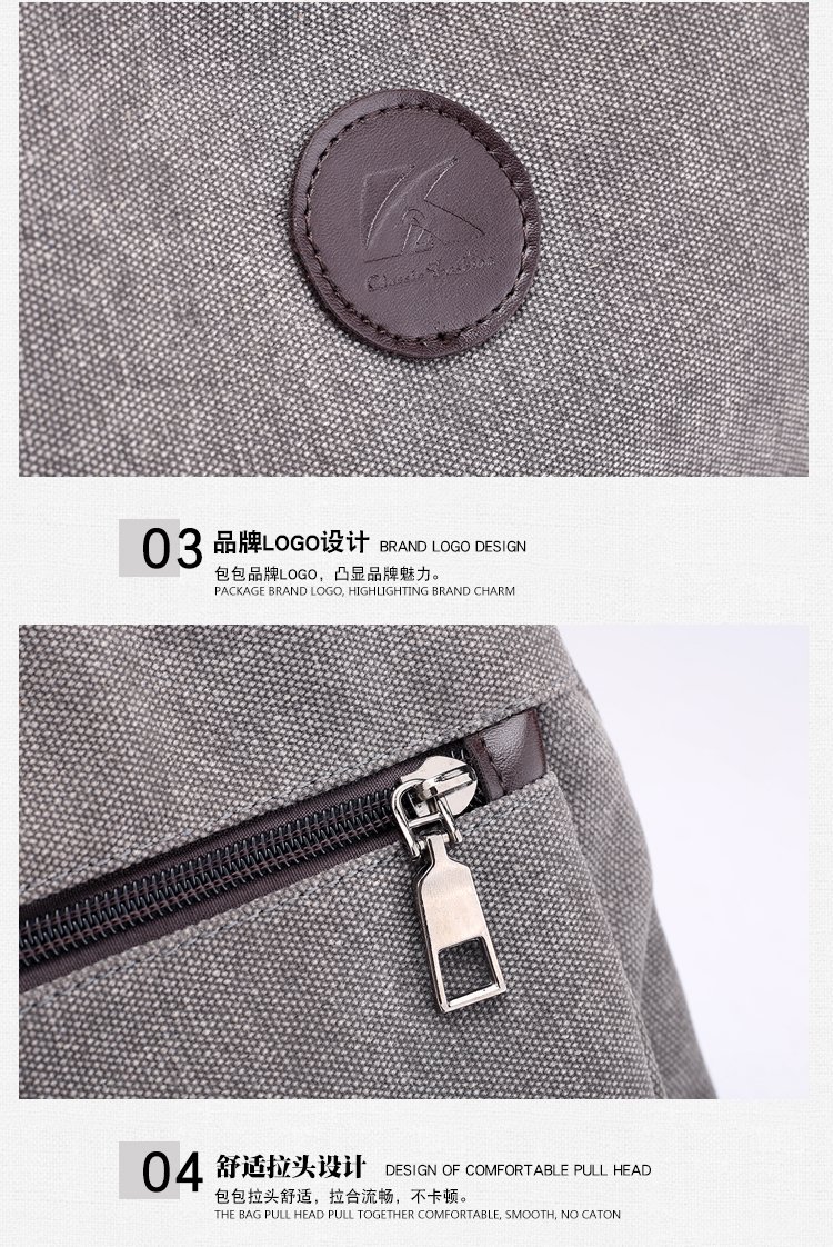 New casual canvas European and American women's single-shoulder bag, solid color trendy women's bag and handbag, cross-border one-piece consignment worldwide undefined