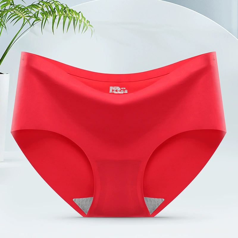 Silk Panties, Women’s Mid-Rise Seamless Underwear, Soft Stretch Fabric, Multiple Colors