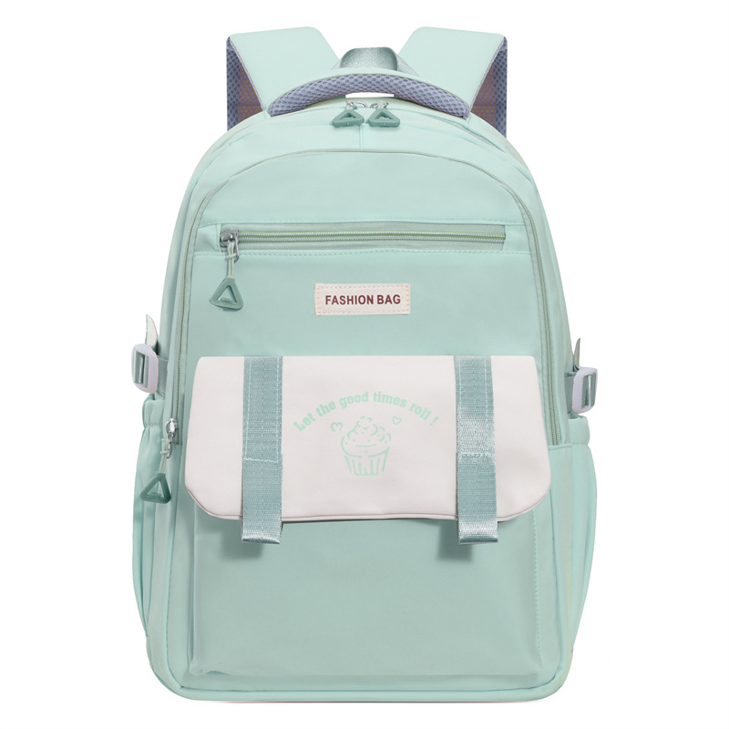 Fábrica al por mayor estudiante de secundaria schoolbag simple moda de gran capacidad impermeable reducción de carga mochila de viaje