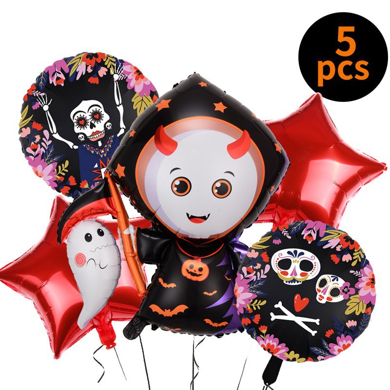 Halloween Geometric Aluminum Film Party Balloon display picture 4