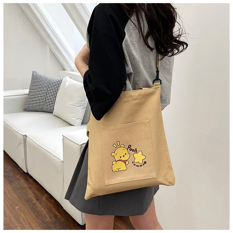 New high-appeartion-level hand-held tote bags are selling well, large-capacity single-shoulder crossbody bags, and wholesale canvas bags for junior and senior high school students undefined