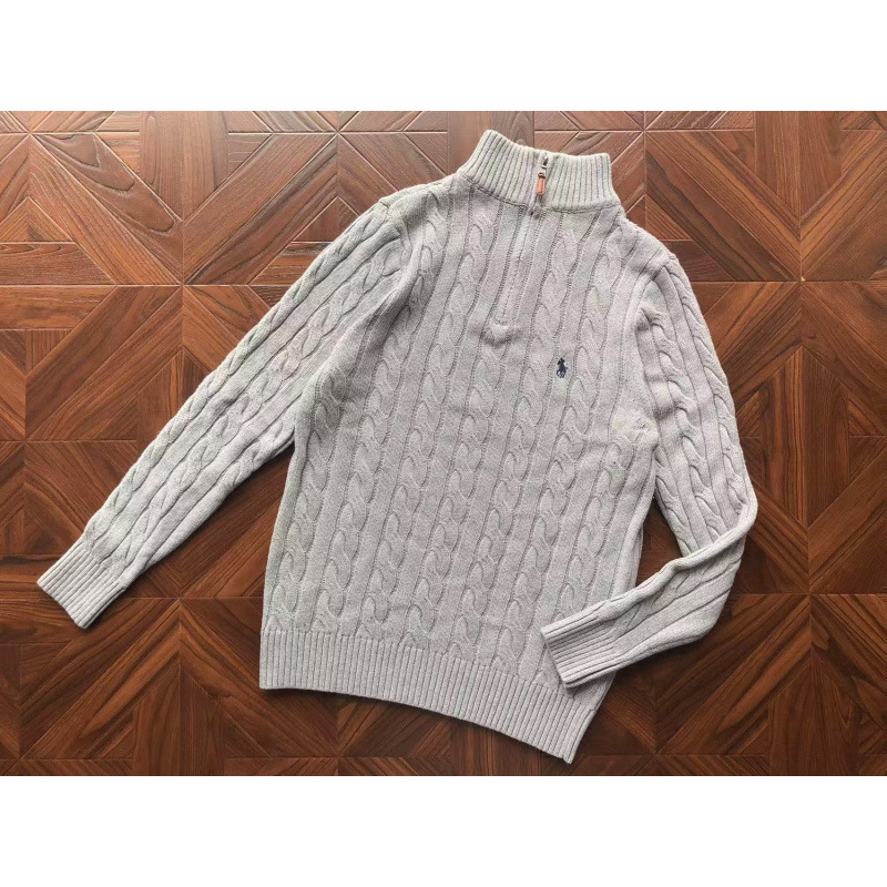 Fuente de alta versión Paul otoño ropa de hombre de cuello redondo chaqueta chaqueta camiseta de punto suéter de pony casual un cabello