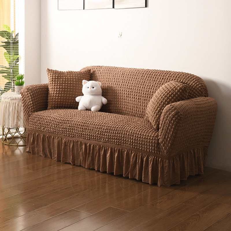 Funda de sofá de estilo europeo, todo incluido, esvástica, nueva cubierta de sofá elástica perezosa universal de cuatro estaciones, cubierta de polvo de sofá doméstico