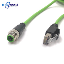 ����M12���^4оD���a�DRJ45���^8о1��PUR PVC�Gɫ�����X���W��
