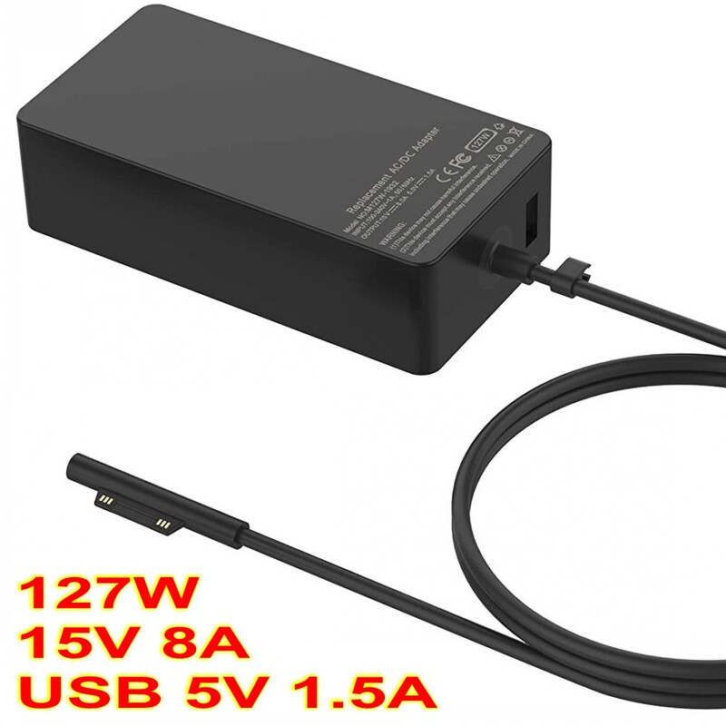 Surface Book3 laptop 1932 power adapter 15v 8A charger 5V 1.5 127W