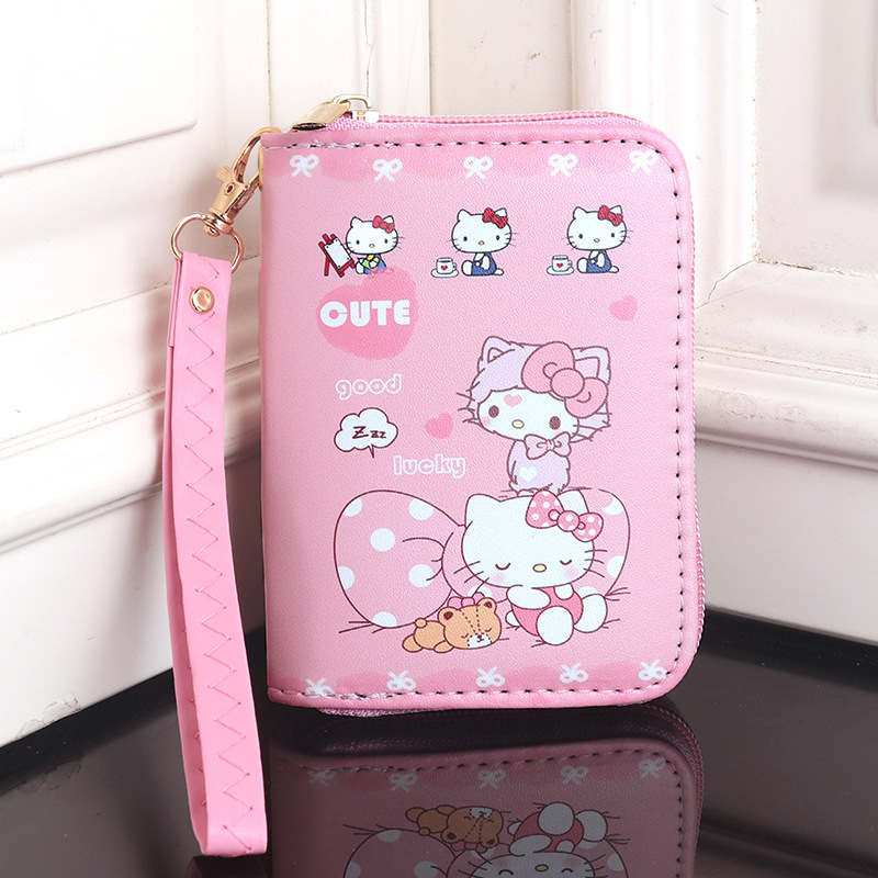 Hellokitty billetera Hello Kitty nuevo monedero con posición de tarjeta