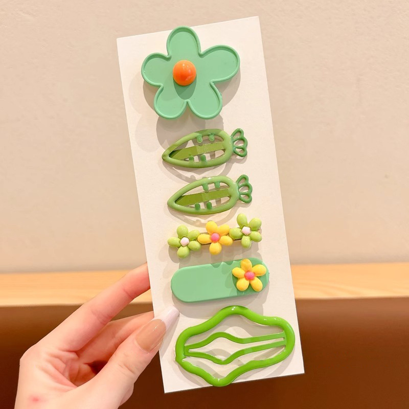 Clip de cabello de dibujos animados para bebés, cabello de bebés poco no lesiones, clip de cabello fetal, clip de tela para niñas, clip de cabello de sudor roto, adornamiento para el cabello