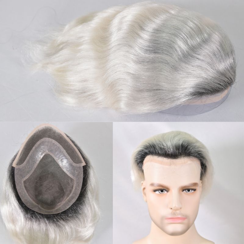 欧米の男性の髪の塊の10x8 T色のT 07deのかつらの短いタイプの女性のかつらのメーカーの卸売りの価格は合わせます。|undefined