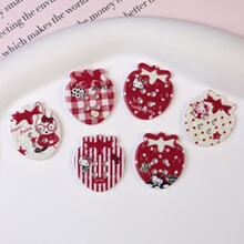 ��ͨ��ɫ��ݮŦ�� diy����ͷ���ֻ�����Ƭװ�ζ���Ь�����������