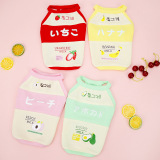 Одежда для домашних животных, одежда для собак, одежда для домашних животных, новые весенние и летние стили, оптовая продажа одежды с футболками с фруктами 21-го дня