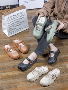 Heli Shark New Women's Summer Sandals and Slippers Fashionable Outerwear Thick-soled Women's Shoes with Solid Color Beach Sandals