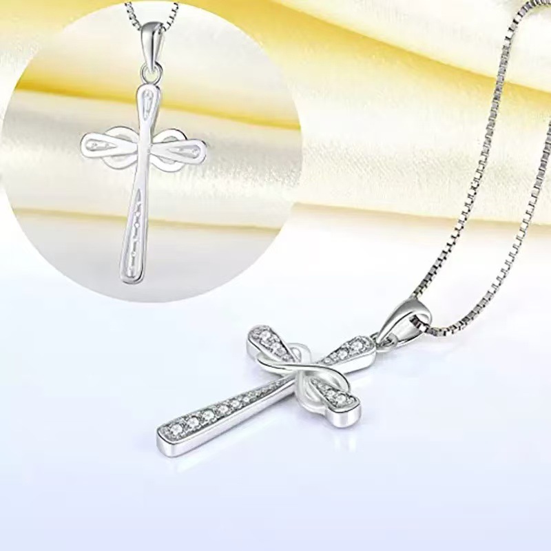 Neo Deco Cross-border Best-selling Jewelry: Eternal Infinity Love Möbius Ring Necklace, Fashionable New Hot-selling Accessory_voghion.com