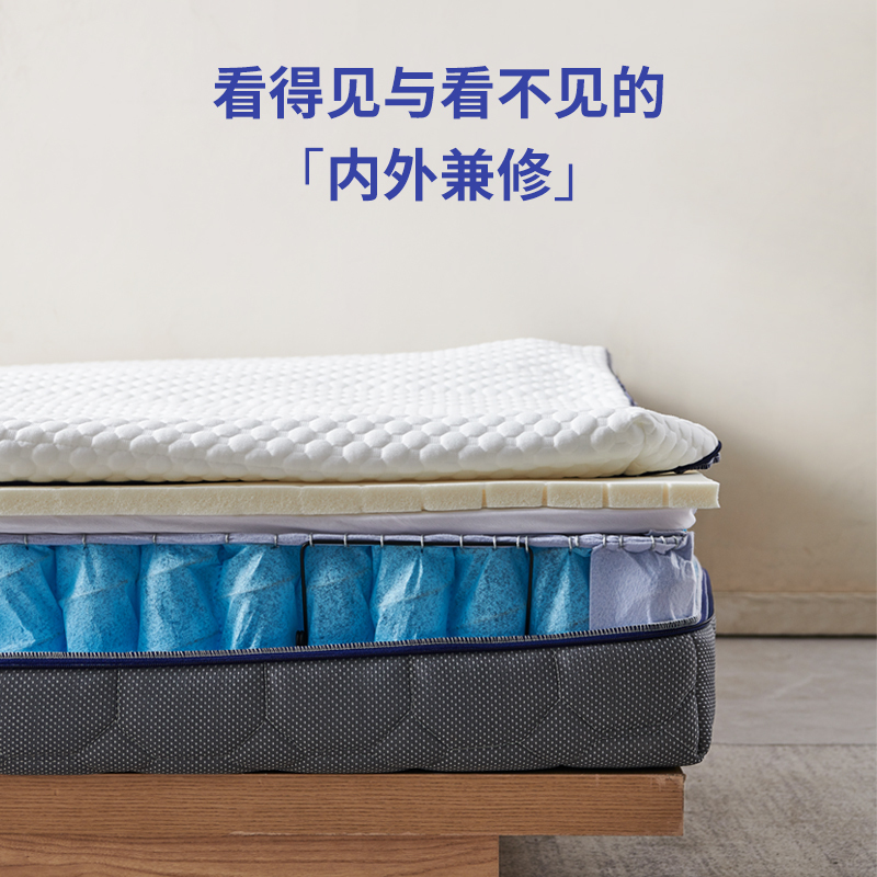 M6 Fully Removable Independent Spring Mattress 3D Air Fiber Jute Simmons Memory Foam