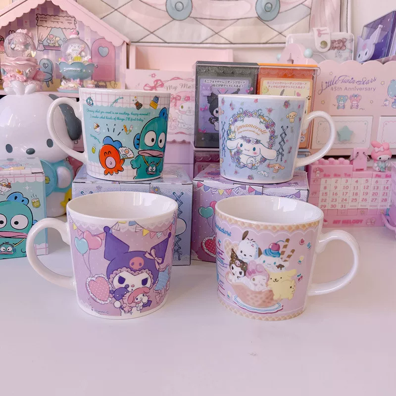 Кружка с мультяшной милой девочкой сердце Jade Guogou Kuromi семья ручка керамическая чашка Марк чашка кофе чашка молока