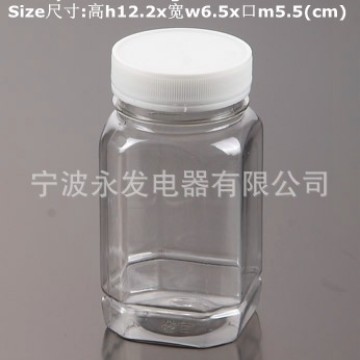 供应塑料瓶310ml PET塑料瓶 密封瓶 花粉瓶 防盗瓶 型号FD-015