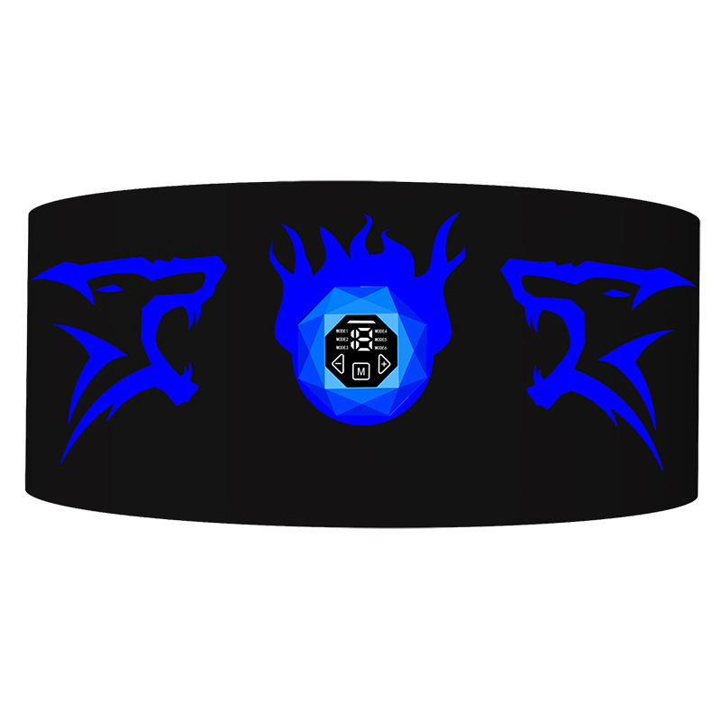 Electroestimulador abdominal inteligente, parches musculares de entrenamiento de abdomen y fitness