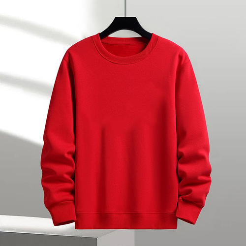 Men's 2025 Round Neck Sweatshirt American Style Jacket Top Spring and Autumn Style Casual Versatile Men's Fashion Sweatshirt Jacket