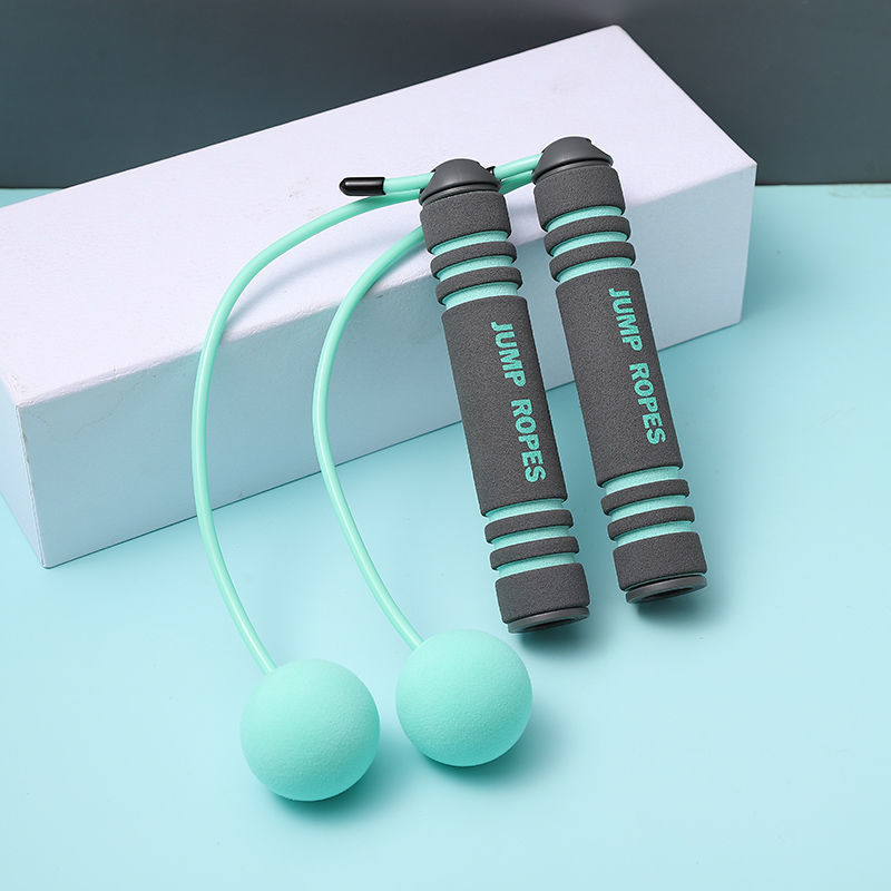 Salto de cuerda adulto chicas cuerda de acero de grasa deportes indoor bola de entrenamiento de entrenamiento de la cadena de suministro de comercio fábrica al por mayor